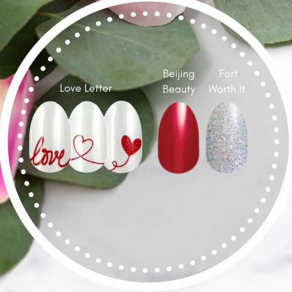 NWT ✨ Retired and RARE✨  Color Street❤️ Love Letters❤️ dry Nail Polish strips - Picture 5 of 10